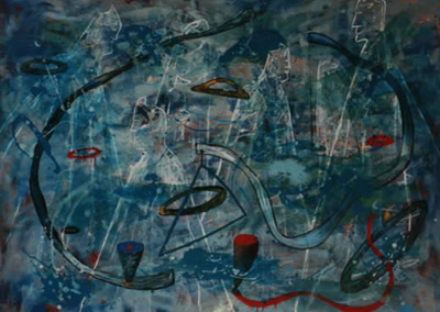 Eric Boo,El circulo esotérico,painting