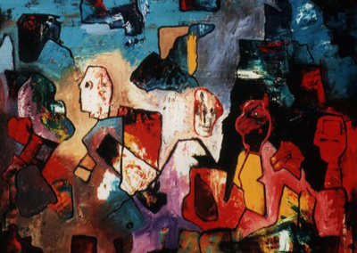 Eric Boo,La muralla,painting
